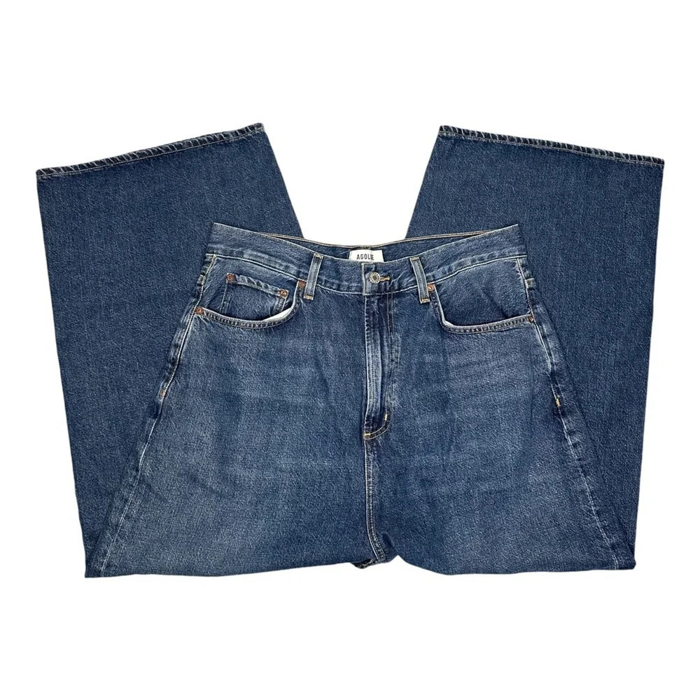 AGOLDE Valeria Oversized High-Rise Jeans Sz: 30 - Picture 4 of 9